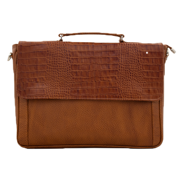 کیف اداری چرم طبیعی مردانه مدل کلاسیک تک دسته